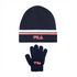 FILA FCK0017 BEREA Set beanies & Gloves 40032 Fuchsia Purple