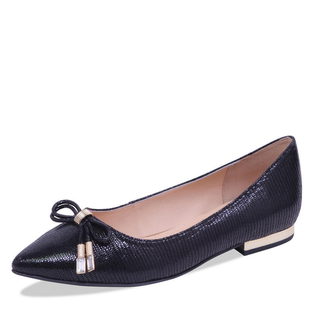 Caprice 22119-010 BLACK REPTILE