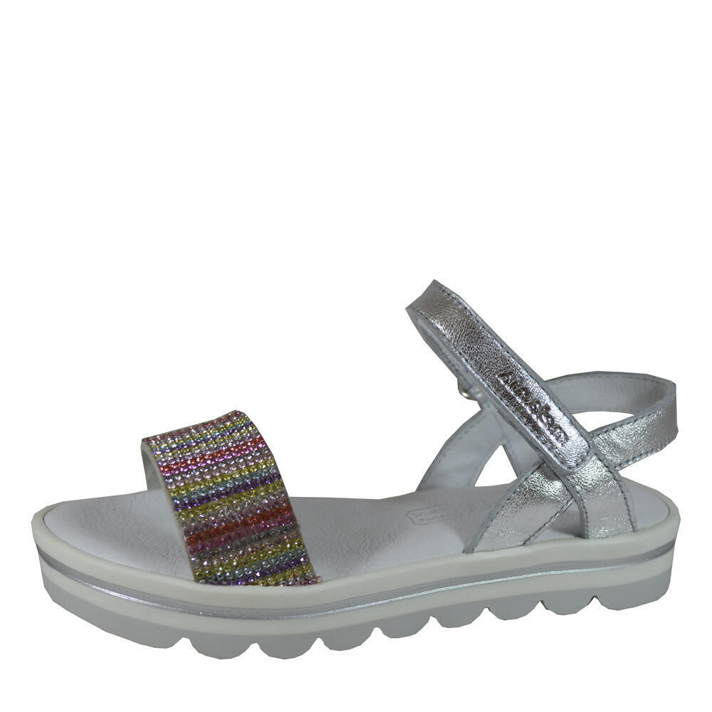Melania ME6016F8E.A SANDALO VELCRO FEMMINA ARGENTO