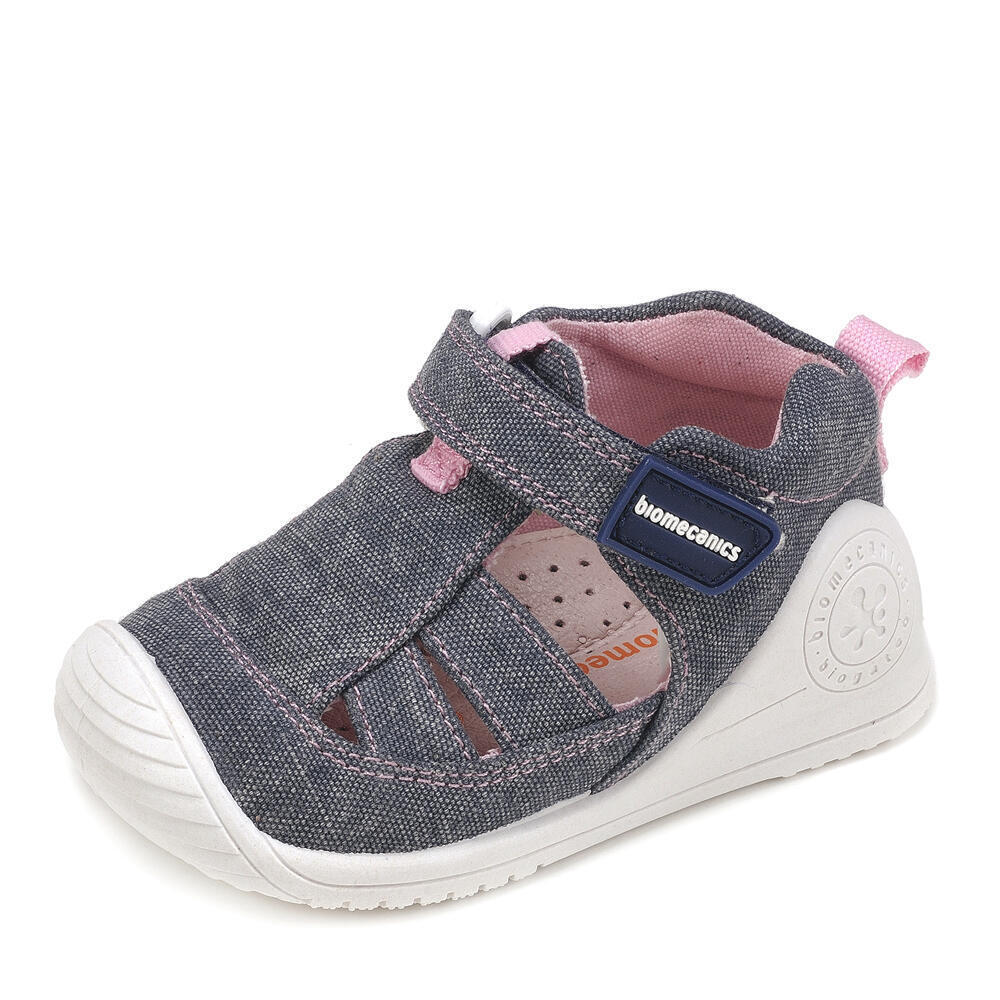 Biomecanics 182122 ZAPATO SANDAUA AZUL MARINO Y ROSA (LONA)