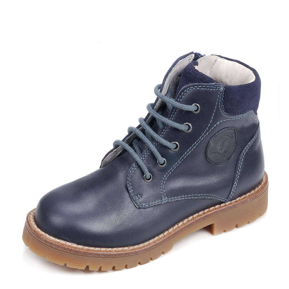 Garvalin 181650 BOTIN CORDONES AZUL MARINO (KAISER (FORRO BORREGUILLO))
