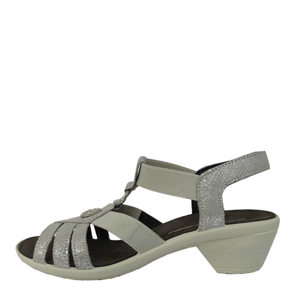 Salamander 32-40302-45 COW SUEDE LEON SILVER