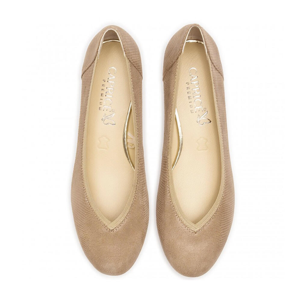 Caprice 24301-410 BEIGE REPTILE
