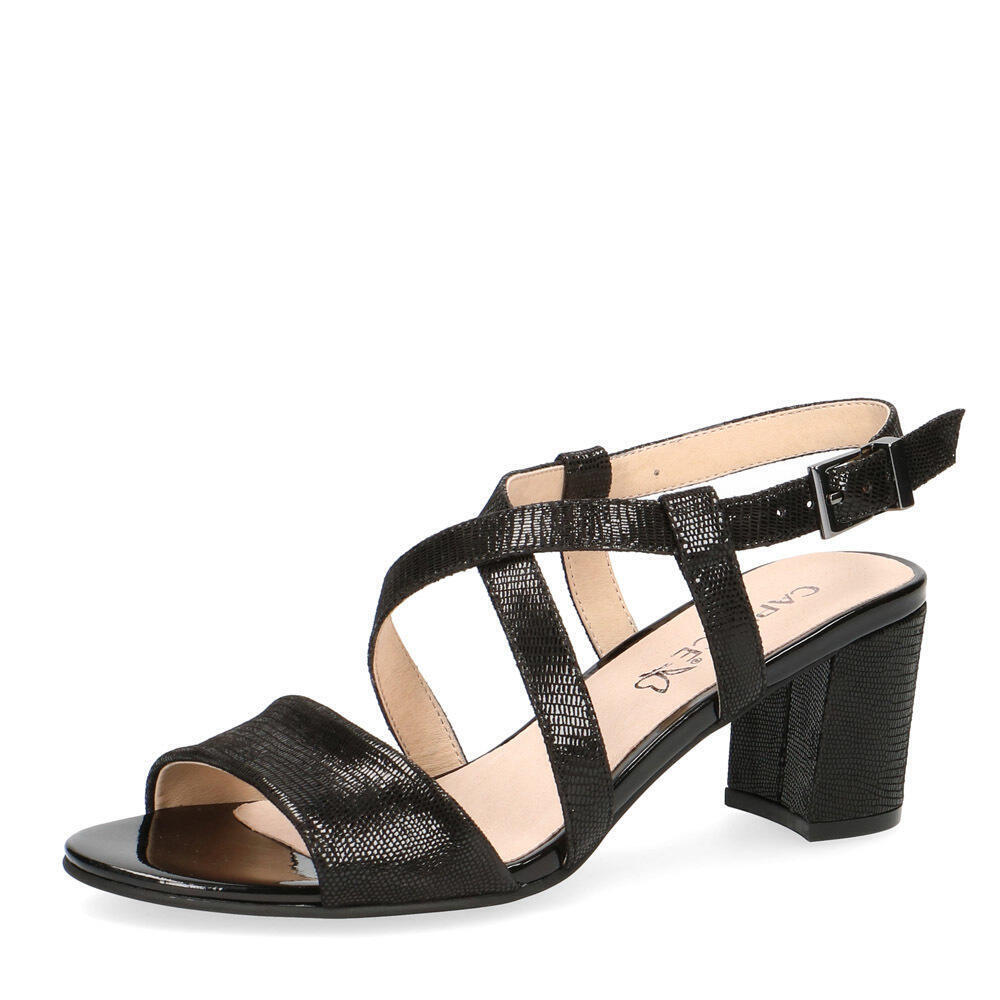 Caprice 28300-010 BLACK REPTILE