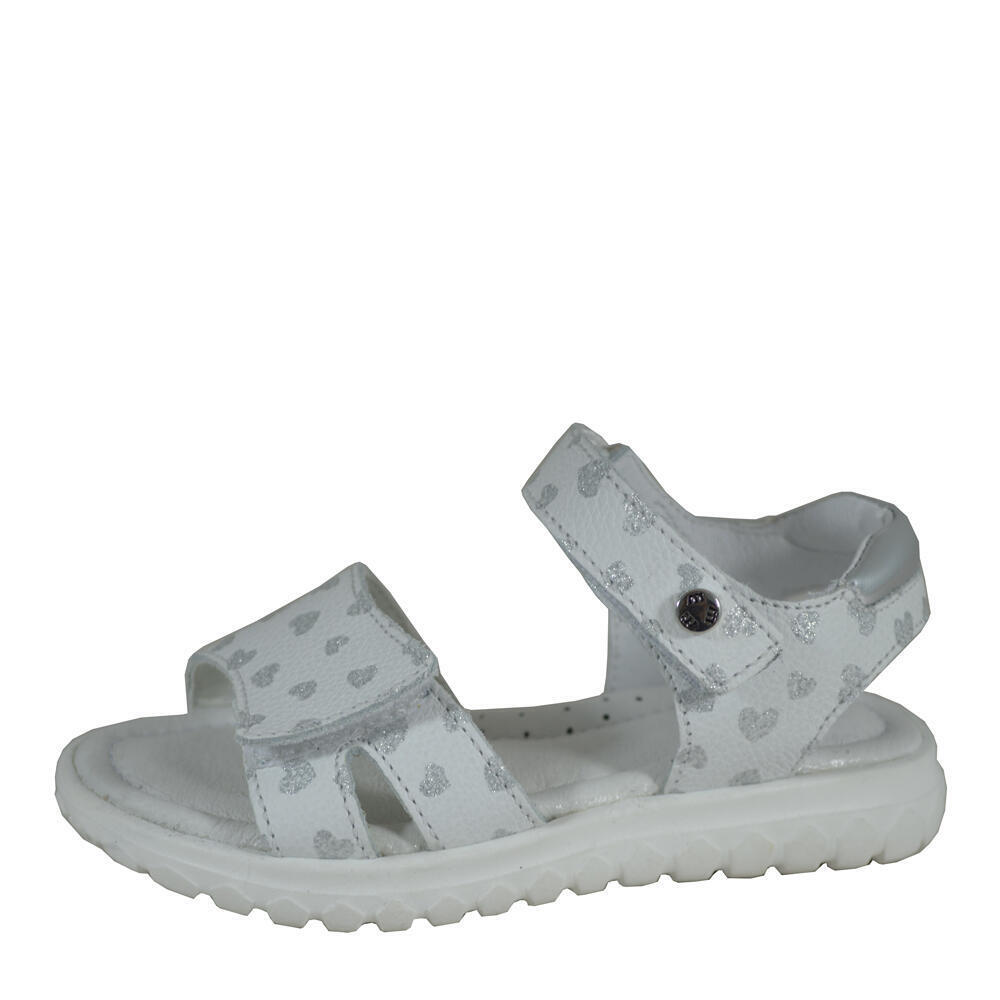 Melania ME4071D9E.A SANDALO VELCRO FEMMINA BIANCO+CUORI