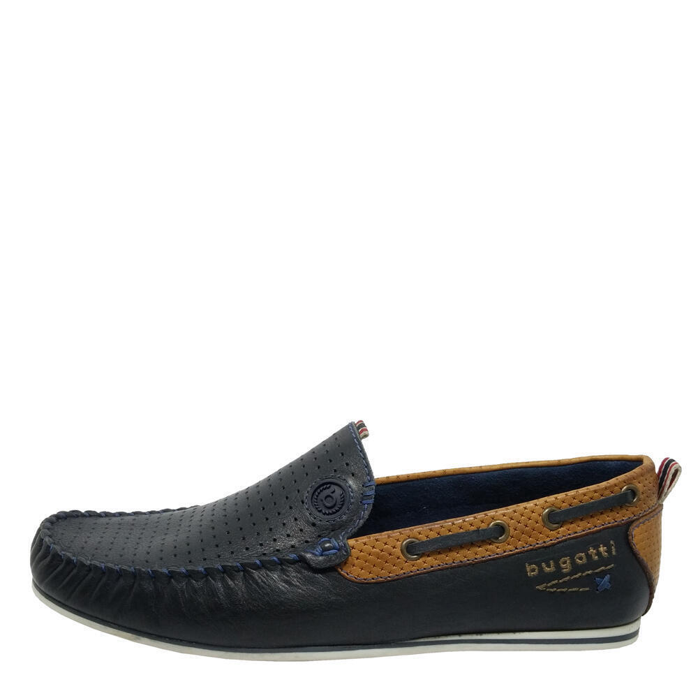 Bugatti 321-70466-1010-4163 dark blue/cognac