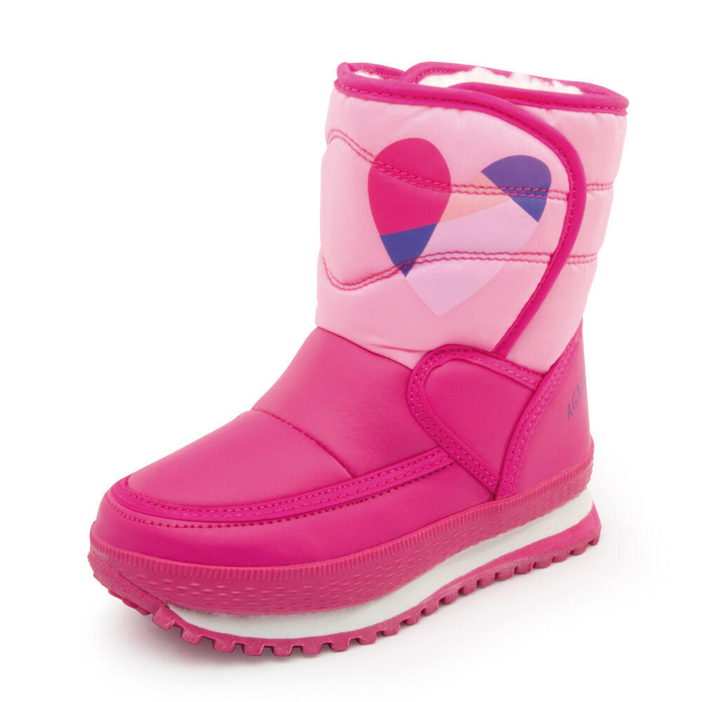 Agatha 181980-A BOTIN CORAZON FUCSIA (TEXTIL)