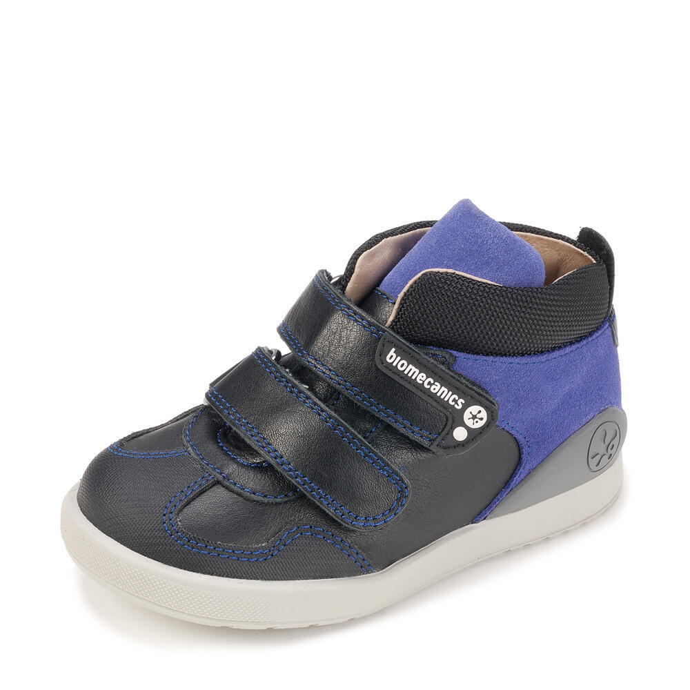 Biomecanics 181172-A BOTIN VELCROS NEGRO Y AZUL ELECTRICO (SAUVAGE Y SERRAJE)