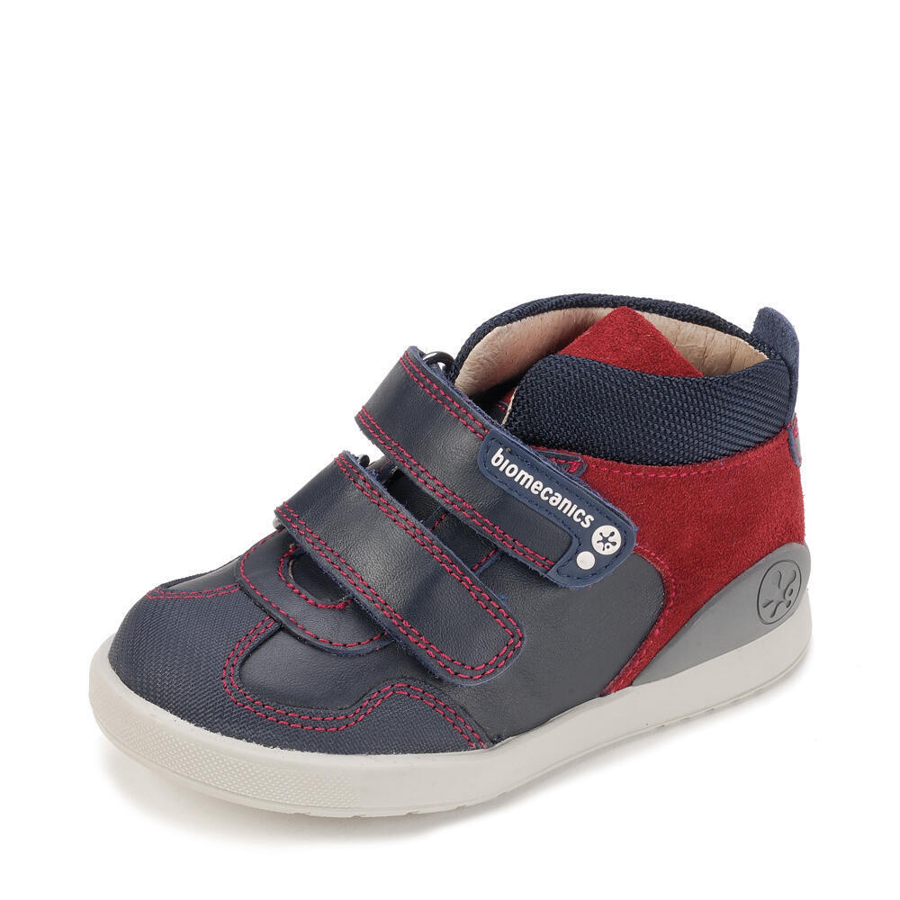 Biomecanics 181172-B BOTIN VELCROS AZUL MARINO Y BURDEOS (SAUVAGE Y SERRAJE)