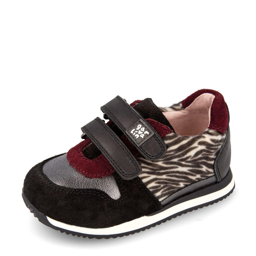 Garvalin 181351-A ZAPATO ANIMAL PRINT NEGRO Y CEBRA (SERRAJE)