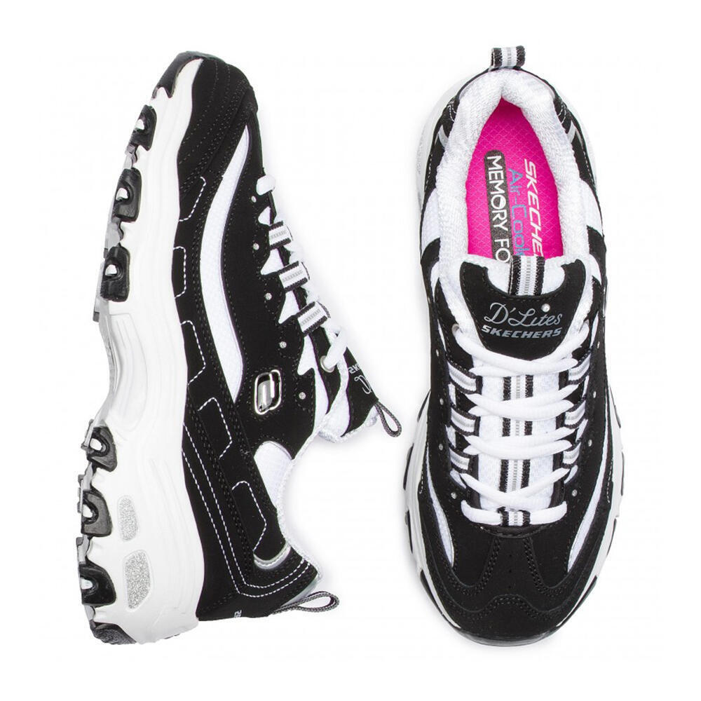 Skechers 11930-BKW-DLITES-BIGGEST