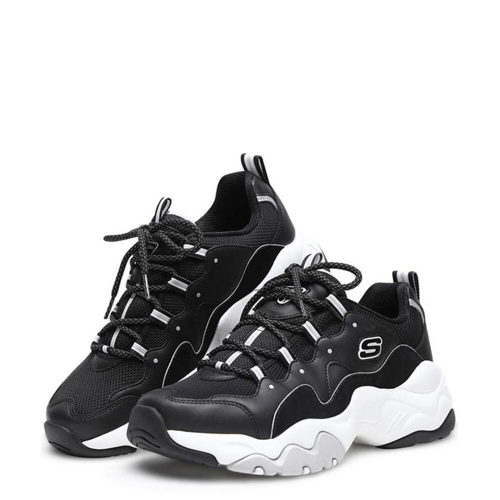 Skechers 12955-BKW-DLITES 3.0-ZEN