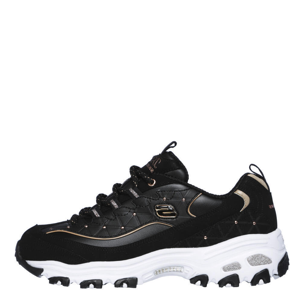 Skechers 13087-BKRG-DLITES-GLAMOUR