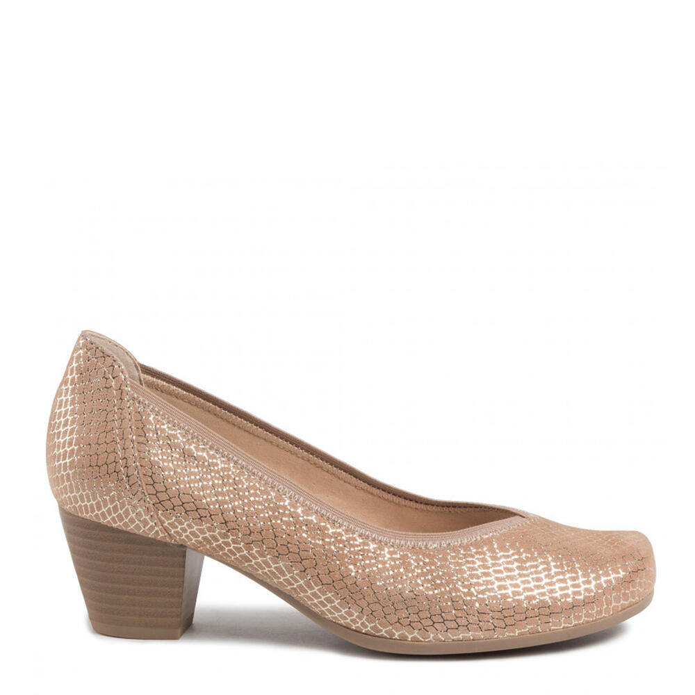 Caprice 22301-424 BEIGE SNAKE