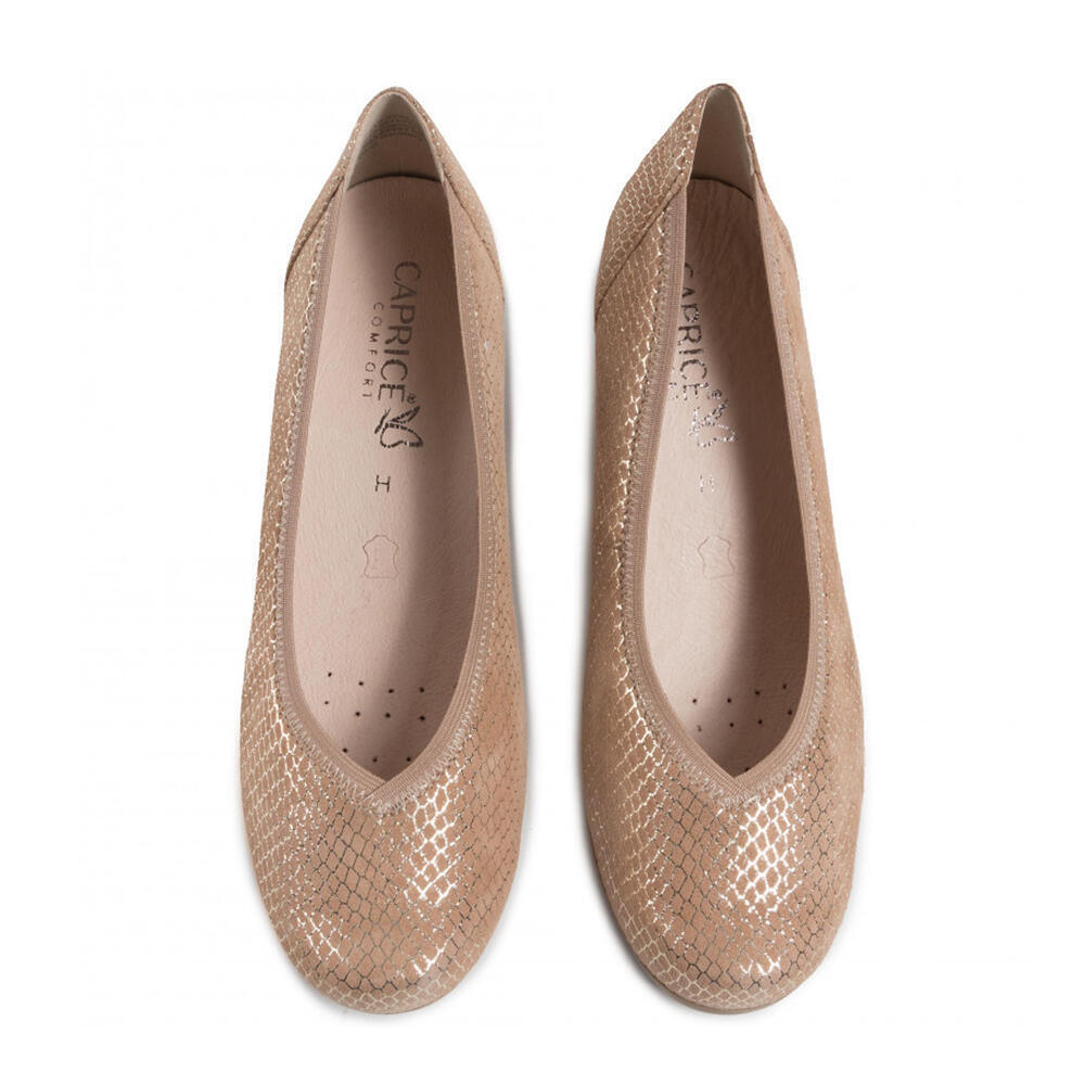 Caprice 22301-424 BEIGE SNAKE