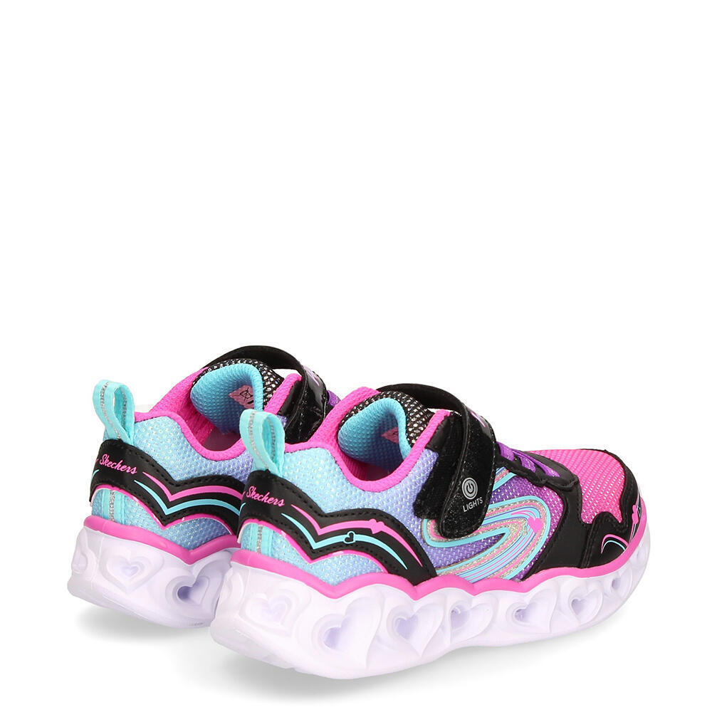 Skechers 20294L-BKMT-HEART LIGHTS