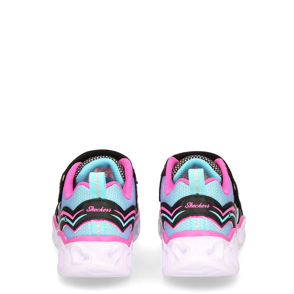 Skechers 20294L-BKMT-HEART LIGHTS