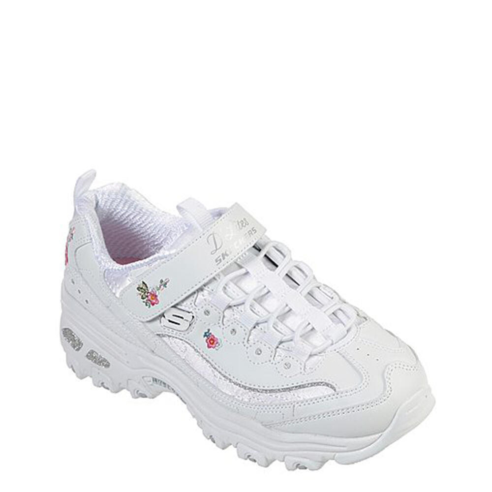 Skechers 80579L-WHT-DLITES-LIL B