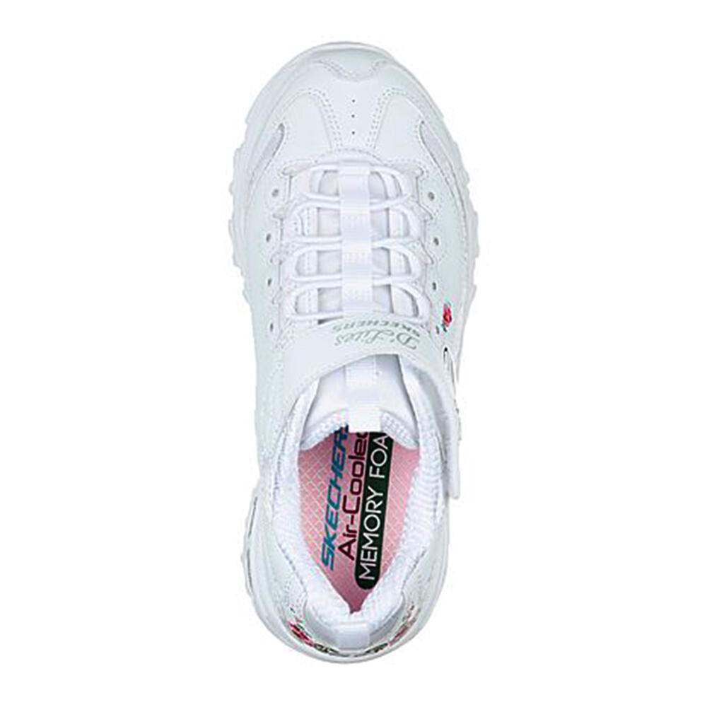 Skechers 80579L-WHT-DLITES-LIL B