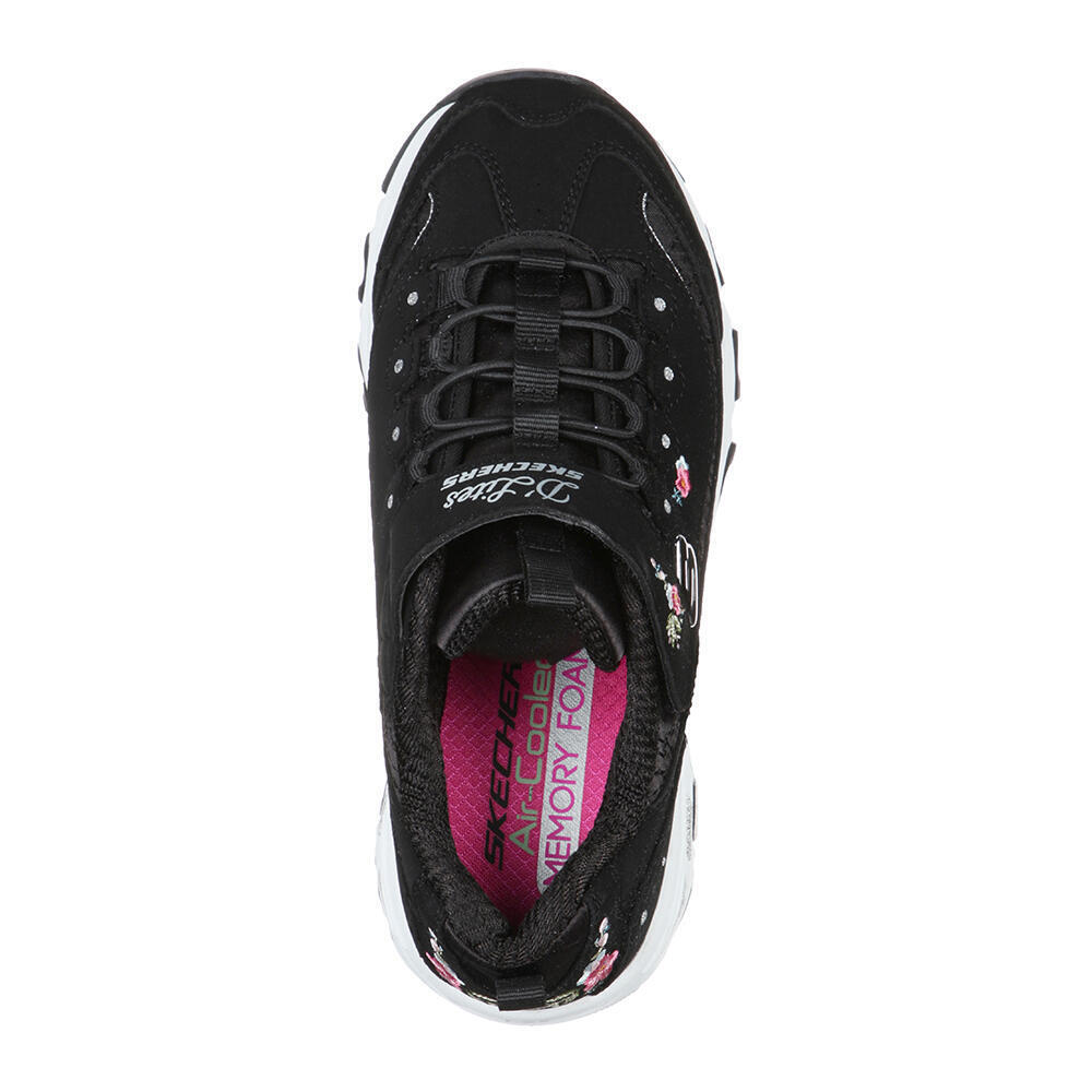 Skechers 80579L-BLK-DLITES-LIL B
