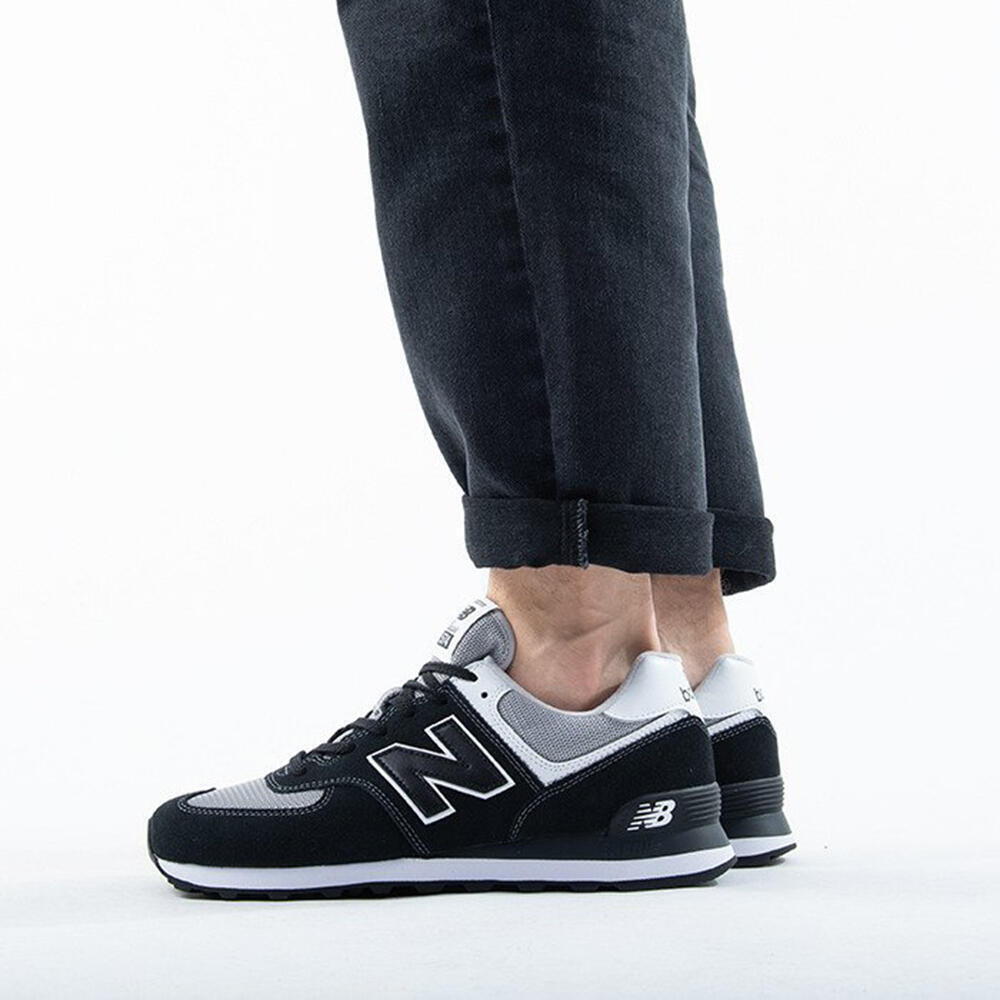 New Balance ML574SSN-048 BLACK/WHITE
