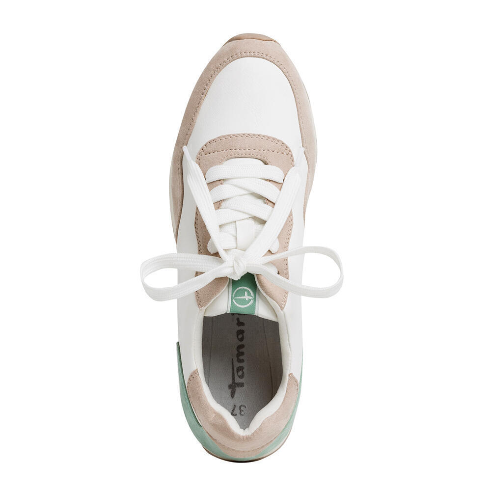 Tamaris 23645-133 WHT/BEIGE COMB