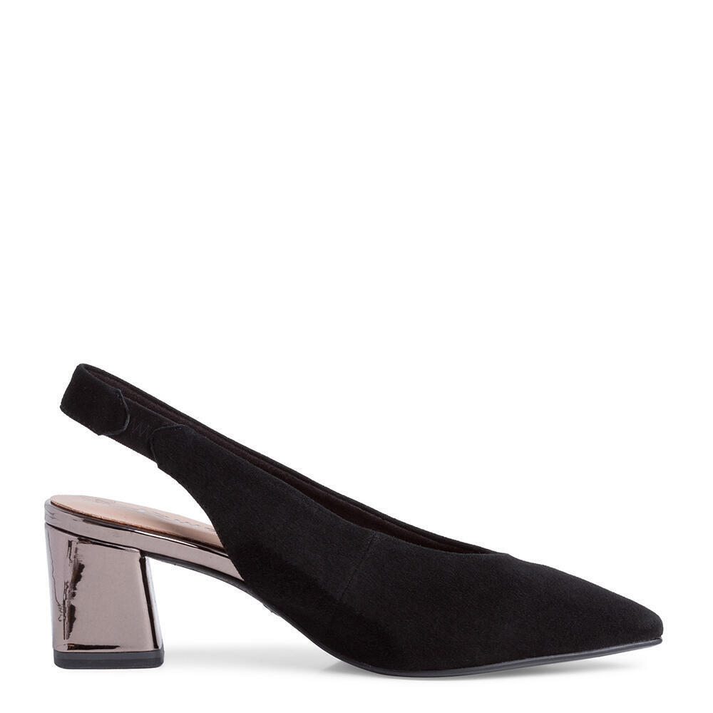 Tamaris 29619-027 BLK SUEDE/GALV
