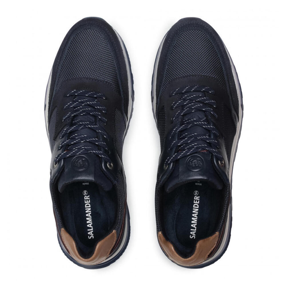 Salamander 31-54905-22 COW SUEDE.MESH NAVY,NAVY