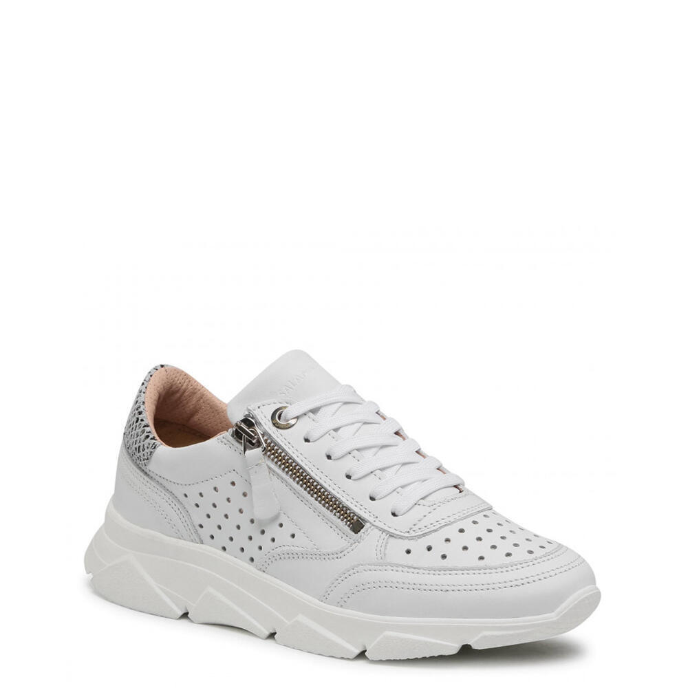Salamander 32-55406-40 COW NAPPA WHITE,SNAKE
