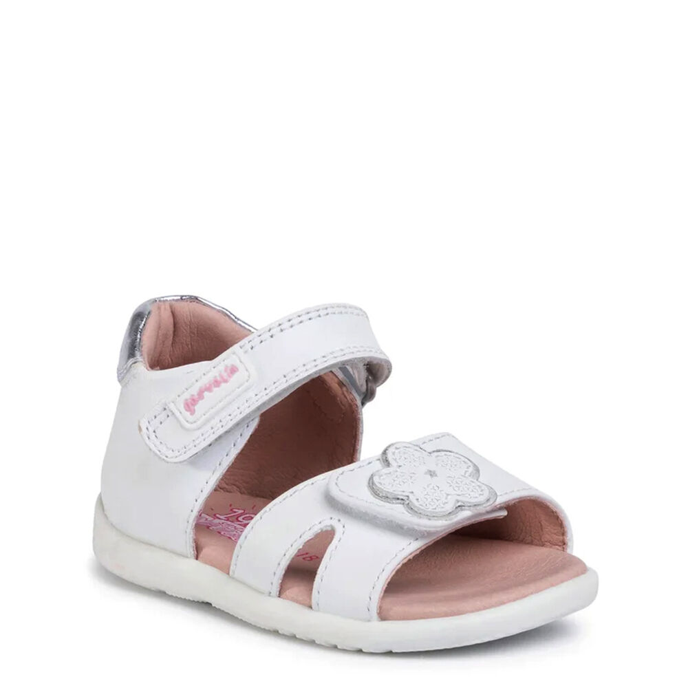 Garvalin 202308-B SANDALIA FLOR BLANCO (SAUVAGE)