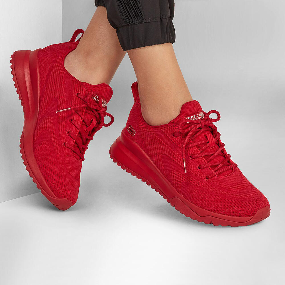 Skechers 117178-RED-BOBS SQUAD 3