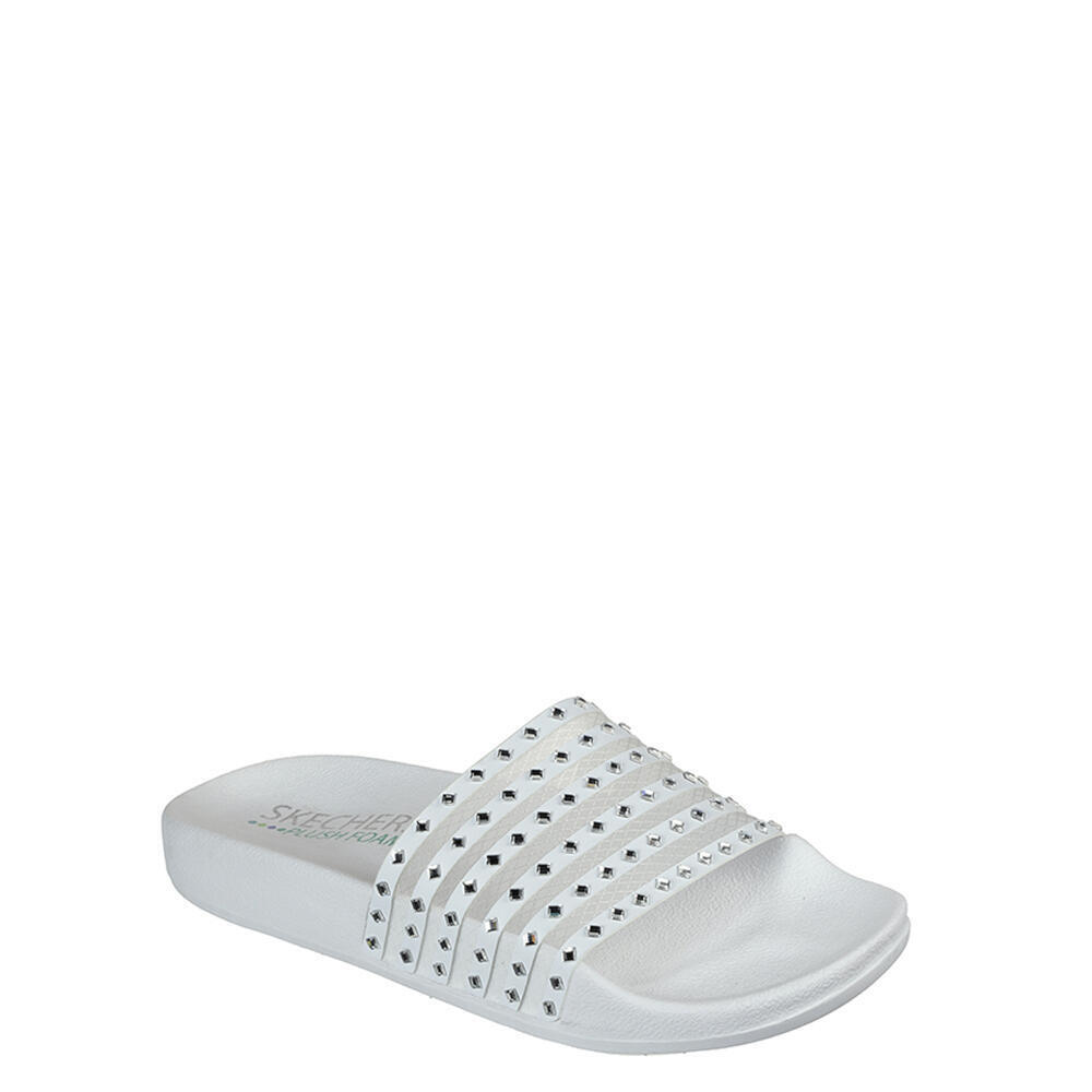 Skechers 119194-WHT-POP UPS-SHEER