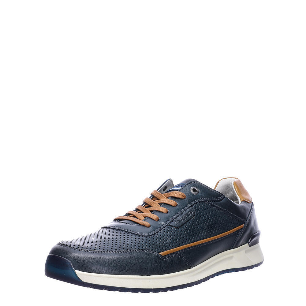 Salamander 31-48708-02 COW CRUST NAVY,COGNAC