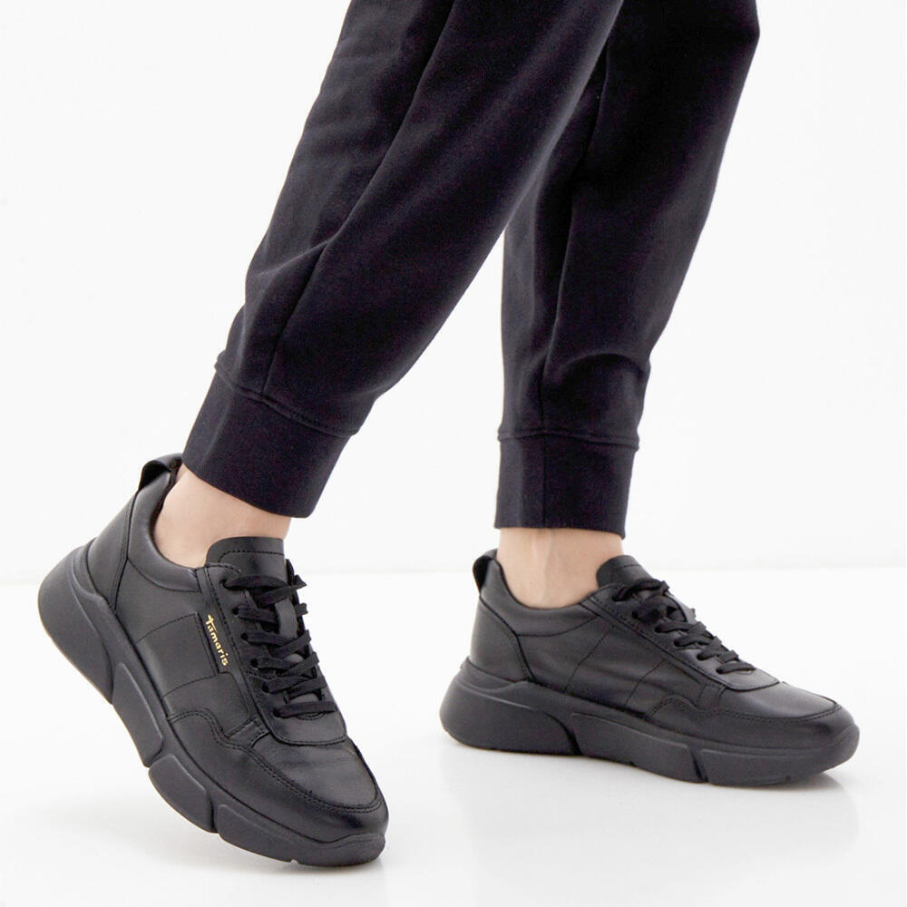 Tamaris 23798-016 BLK LEATH. UNI