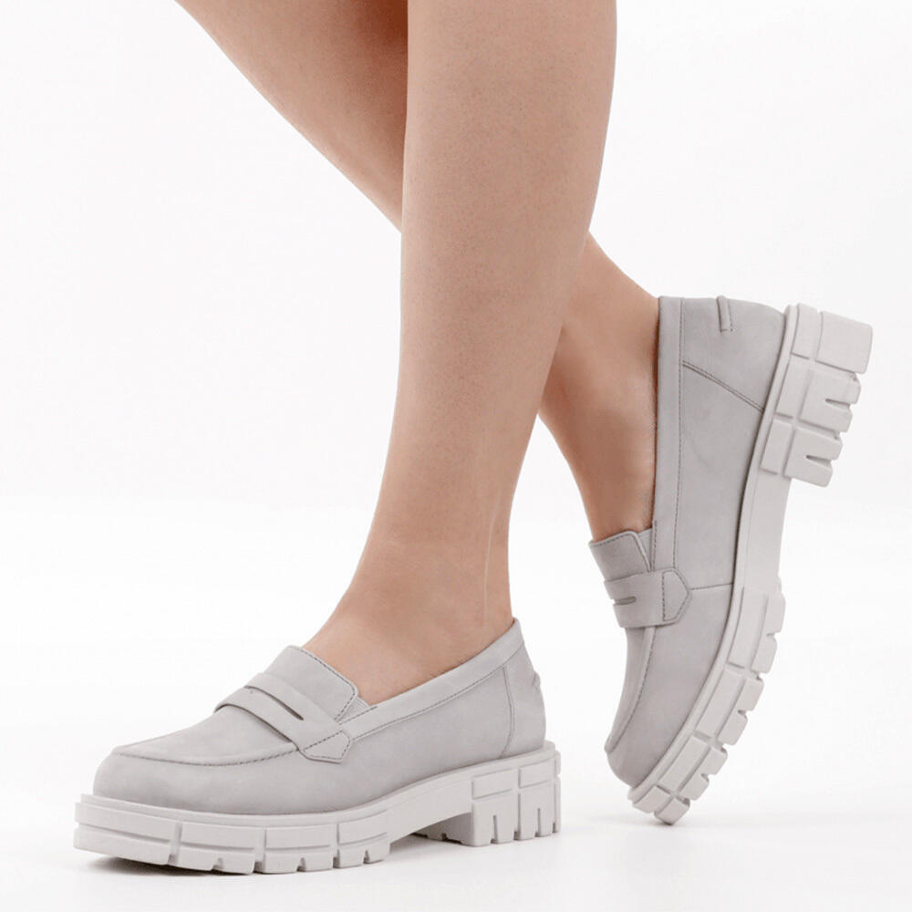 Caprice 24755-217 LT GREY NUBUC