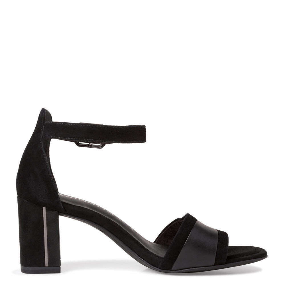 Tamaris 28379-063 BLK SUEDE/LEA.