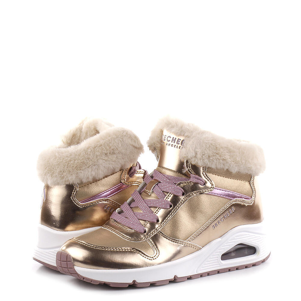 Skechers 310518L-RSGD-UNO-COZY ON A