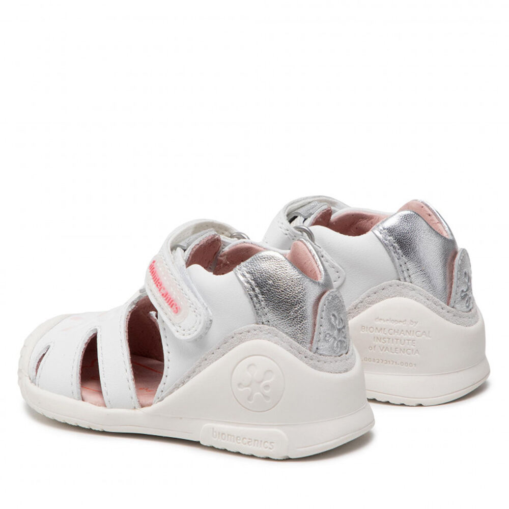 Biomecanics 222102-B SANDALIA FLOR BLANCO (SAUVAGE)