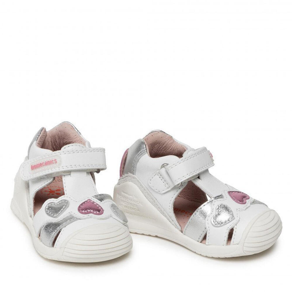 Biomecanics 222118-B SANDALIA CORAZONES BLANCO (SAUVAGE)