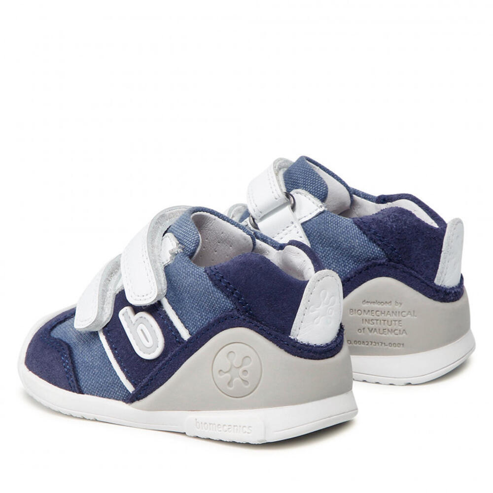 Biomecanics 222157-A ZAPATO SPORT VELCROS AZUL MARINO (PIQUE Y SERRAJE)