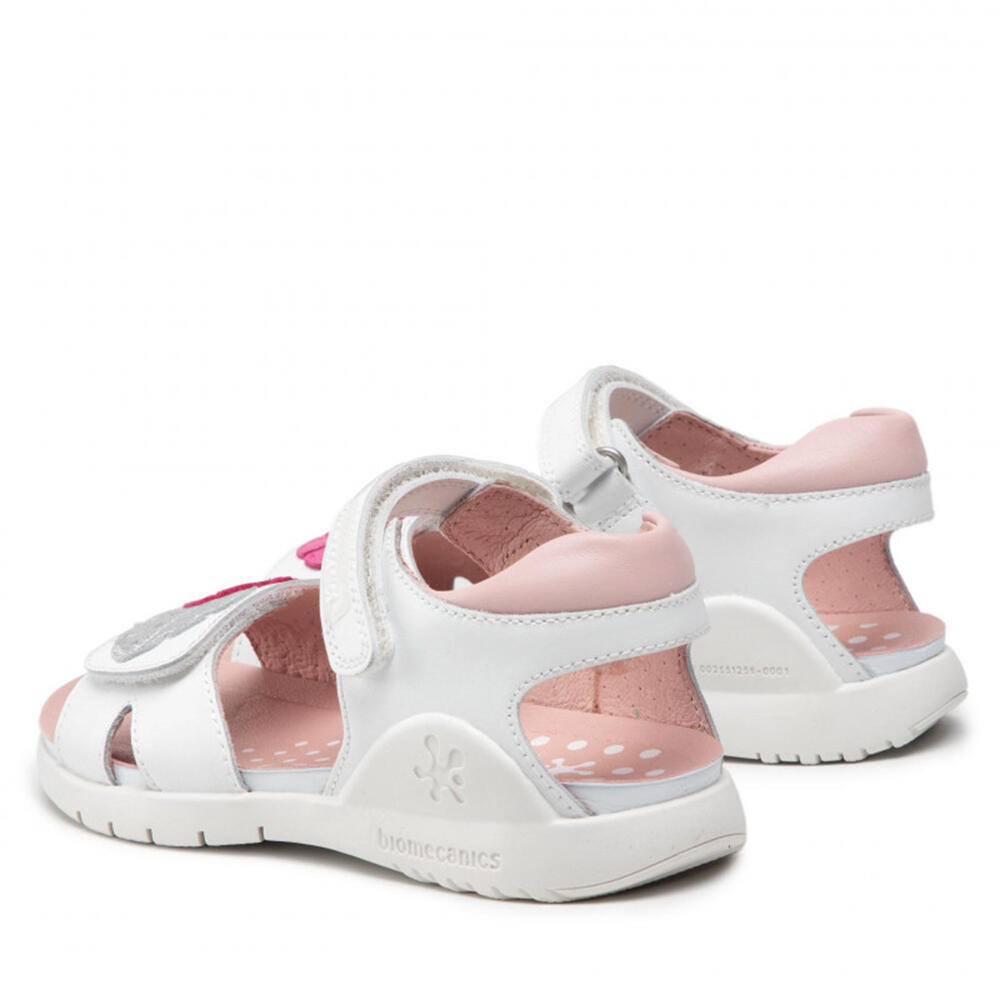 Biomecanics 222207-B SANDALIA FLOR BLANCO (SAUVAGE)