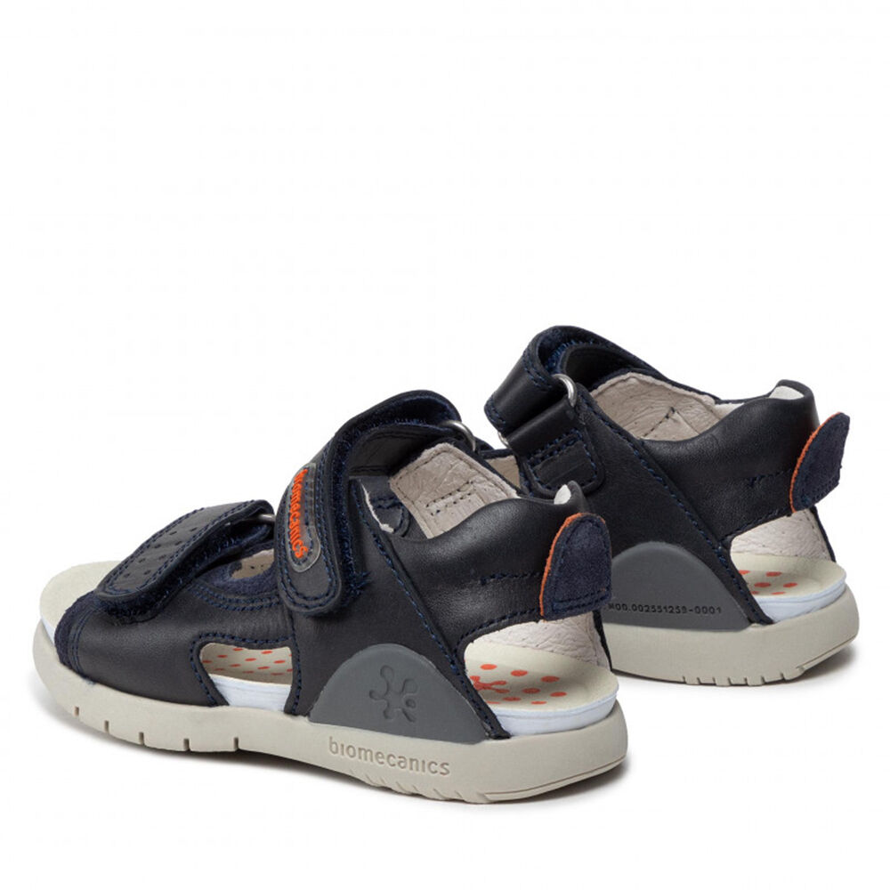 Biomecanics 222236-A SANDALIA VELCROS PICADO AZUL MARINO (KAISER)
