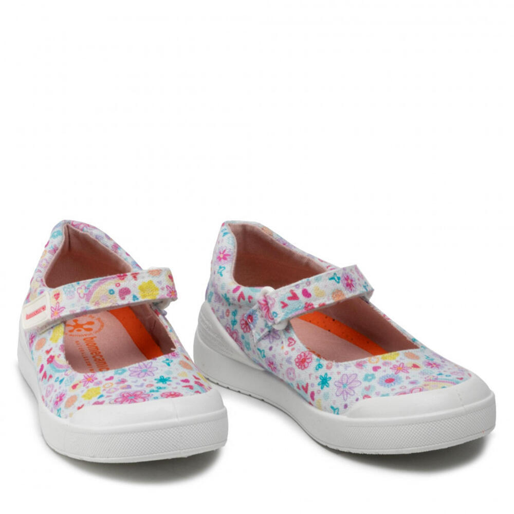 Biomecanics 222270-B MERCEDES ESTAMPADA BLANCO Y FLORES (PIQUE Y ESTAMPADO)