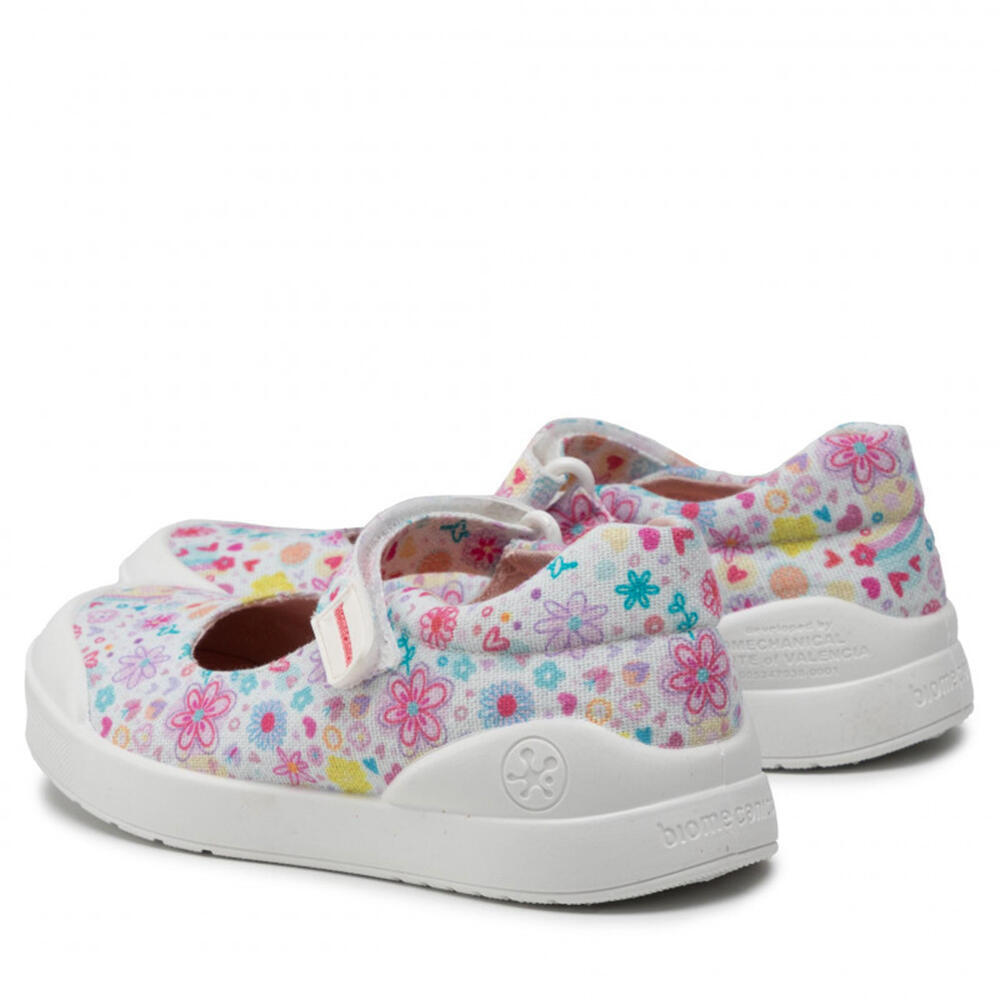 Biomecanics 222270-B MERCEDES ESTAMPADA BLANCO Y FLORES (PIQUE Y ESTAMPADO)