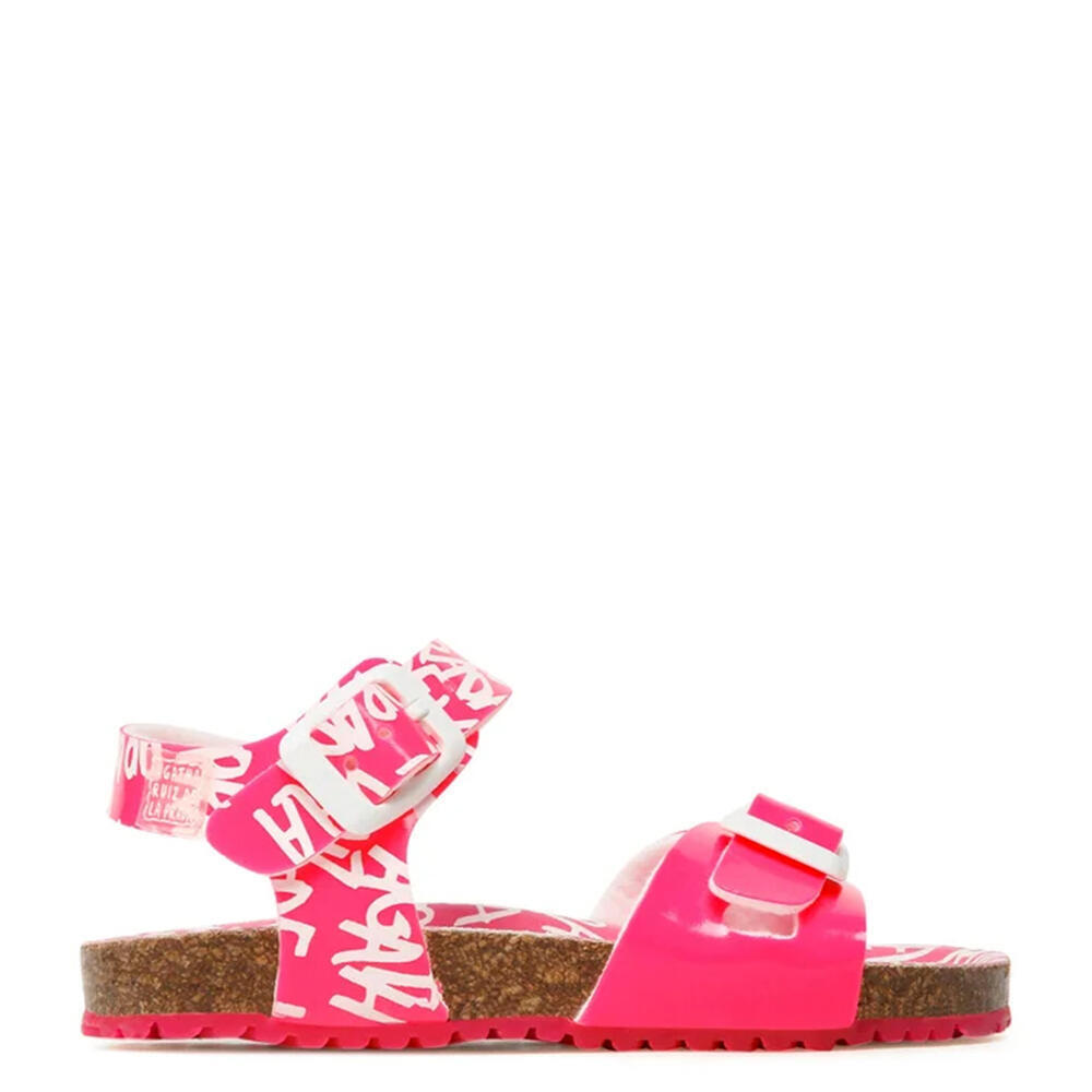 Agatha 222952-A SANDALIA BIO PRINT FUCSIA Y MARCA (MAT Y ESTAMPADO)