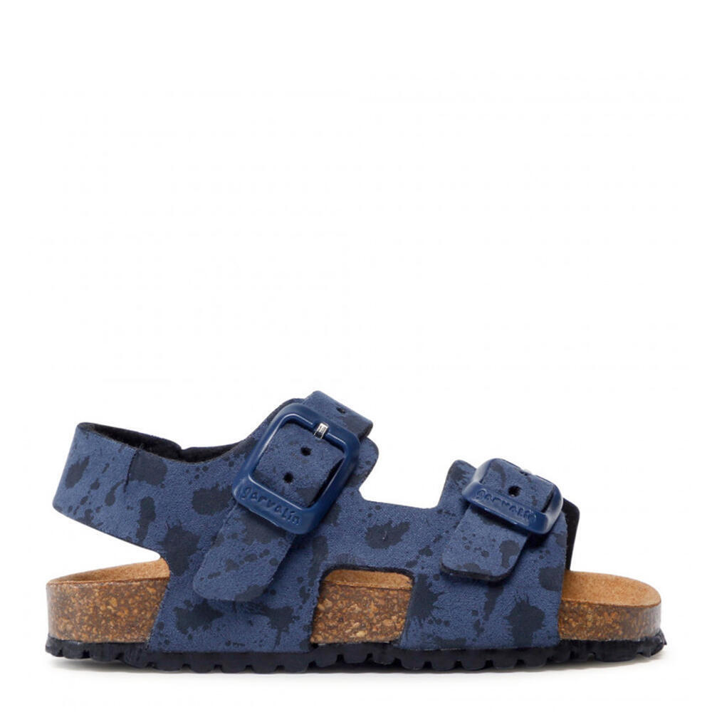 Garvalin 222667-A SANDALIA BIO HEBILLAS MANCHAS AZUL MARINO Y MANCHAS (MAT Y ESTAMPADO)