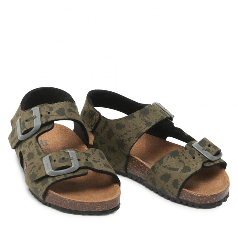 Garvalin 222667-B SANDALIA BIO HEBILLAS MANCHAS KAKY Y MANCHAS (MAT Y ESTAMPADO)