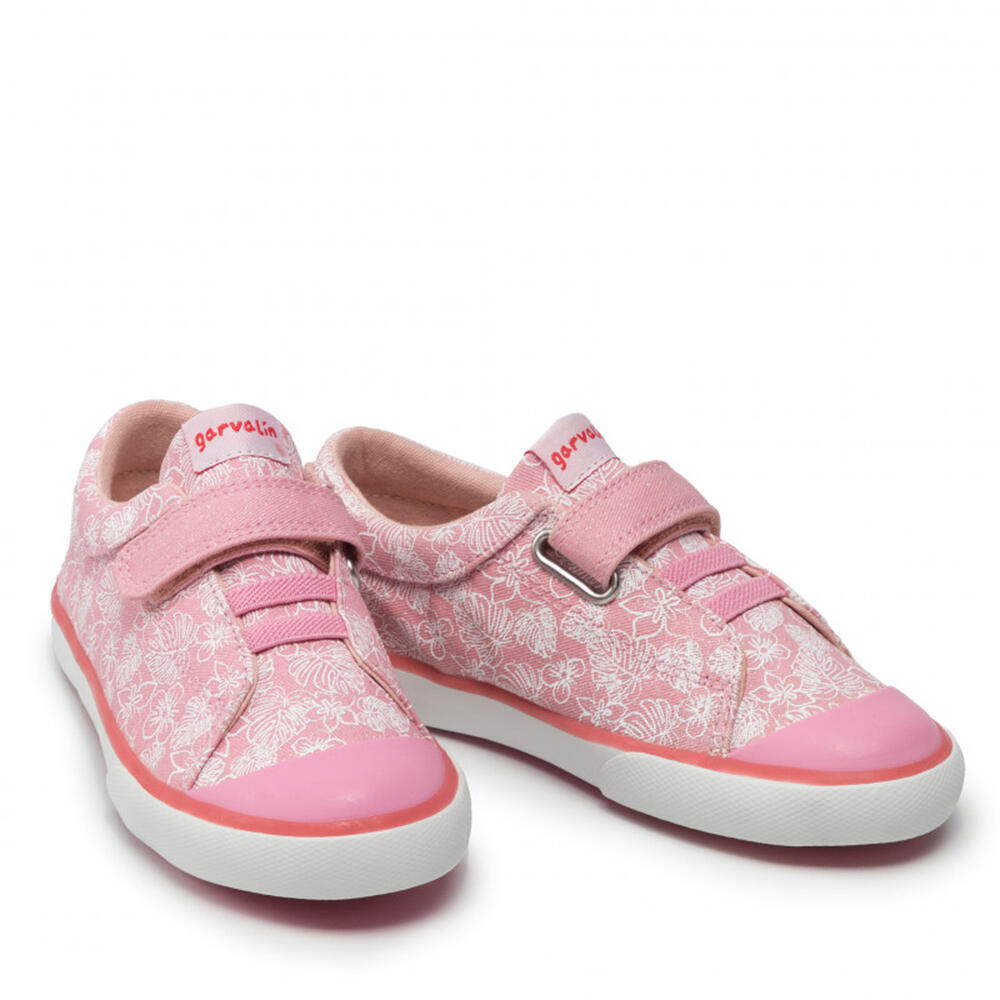 Garvalin 222814-A LONA FLORES FUCSIAY FLORES (PIQUE Y ESTAMPADO)