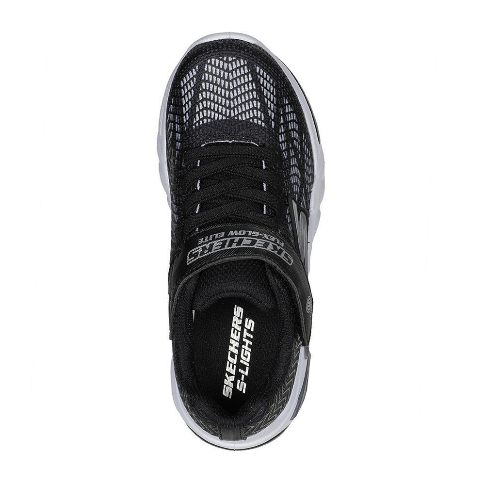 Skechers 400137L-BKSL-FLEX-GLOW ELITE