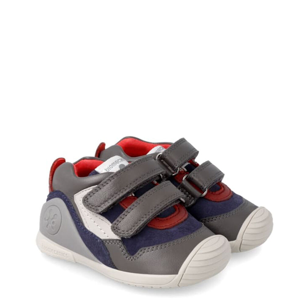 Biomecanics 221131-A BOTIN DOBLE TIRA CASUAL AZUL MARINO Y ANTRACITA (SERRAJE Y SAUVAGE)